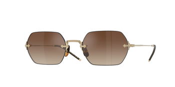 Das Bild zeigt die Oliver Peoples Sonnenbrille OV1353ST 5035Q1 in Gold.